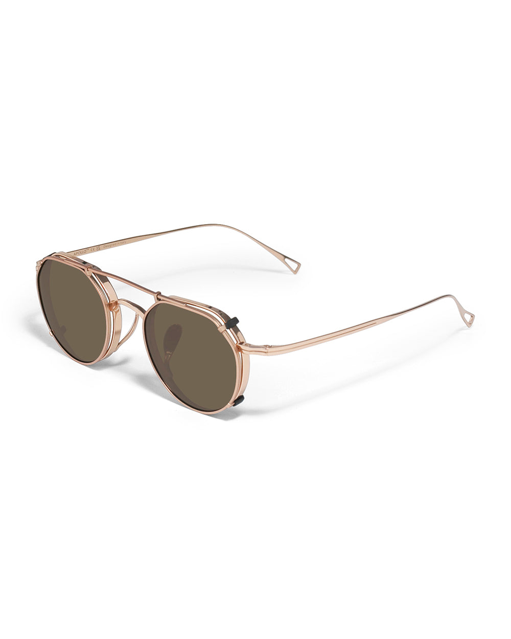 Lunettes clip-on Apollo AP2064-C4 — vue de trois quarts