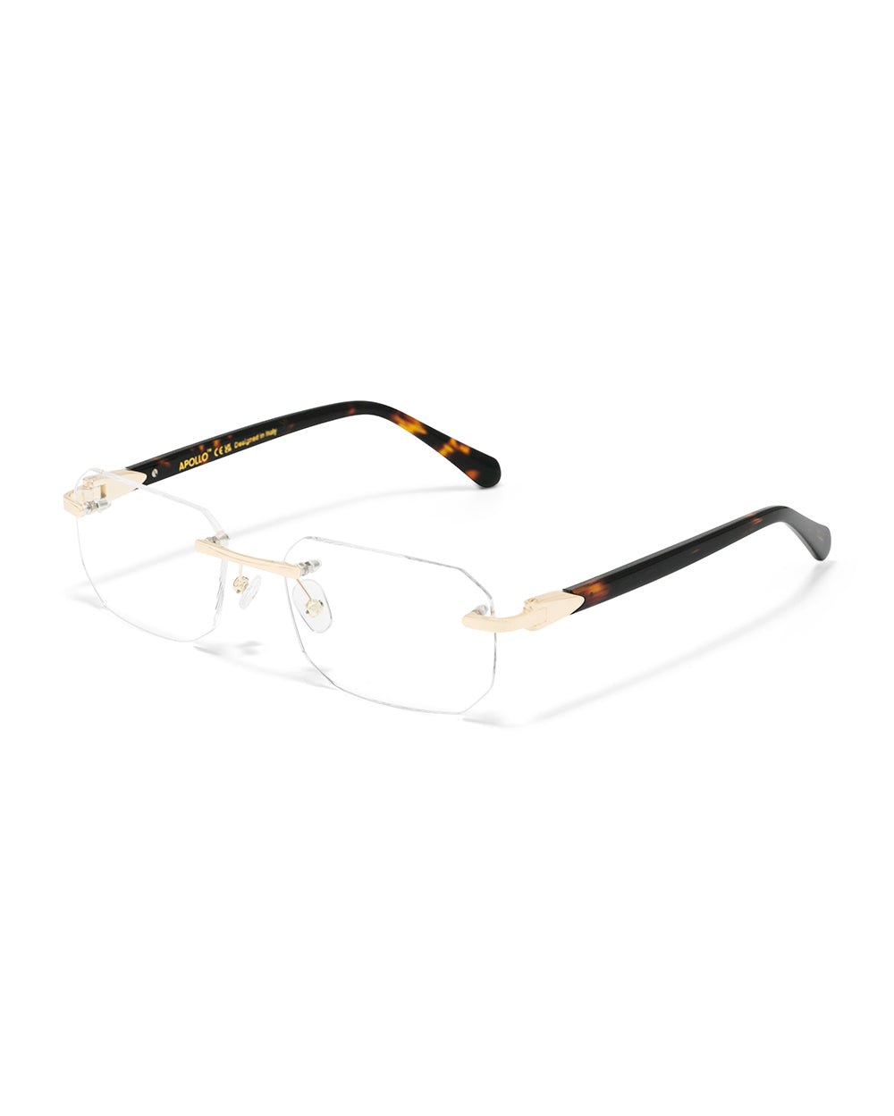 Lunettes percées Apollo AP50012M-C2 — vue de trois quarts