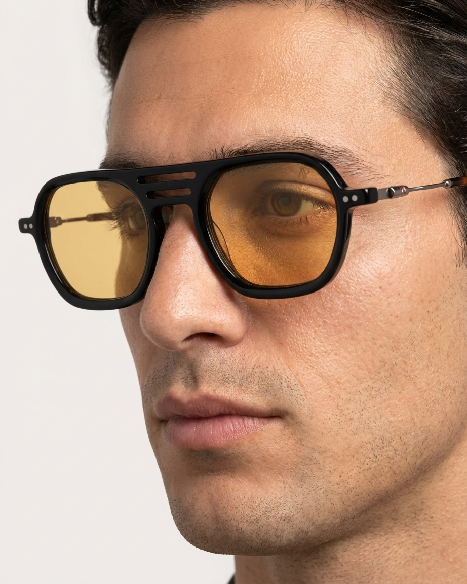 Lunettes de soleil Apollo AP3025-C2 portées — collection Apollo Eyewear Maroc